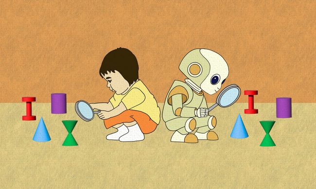robots and kids photo