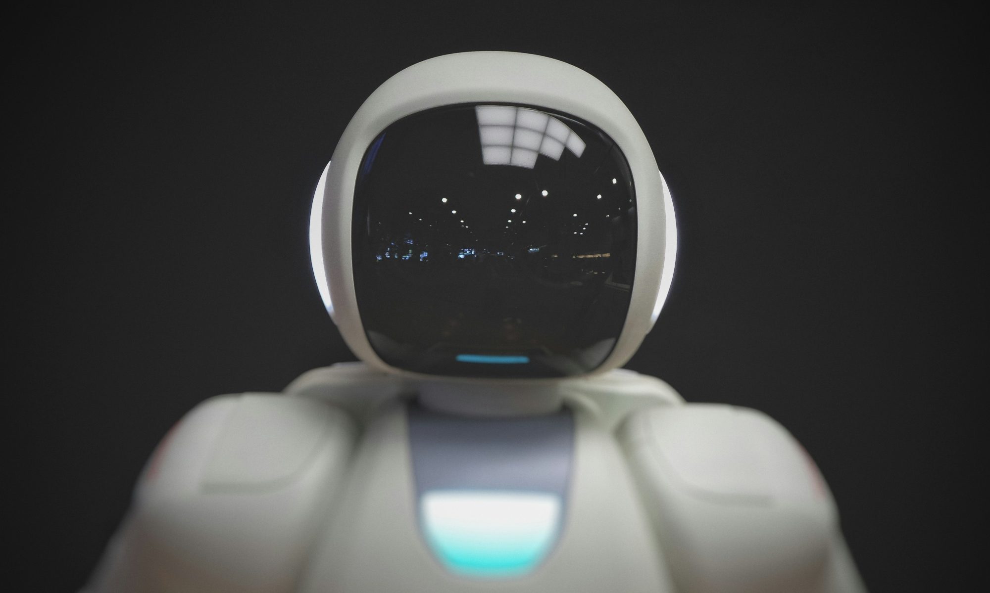 robots with black background