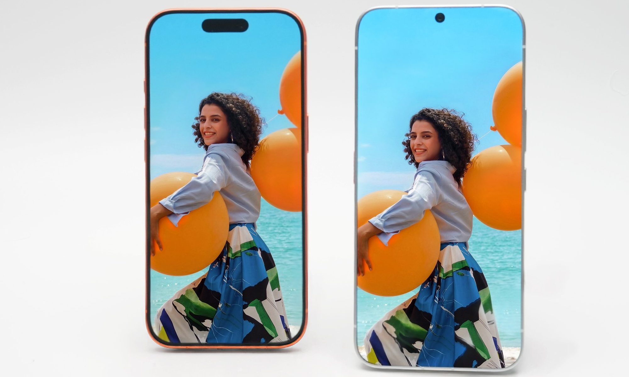 Tecno camon bezel free concept phone.
