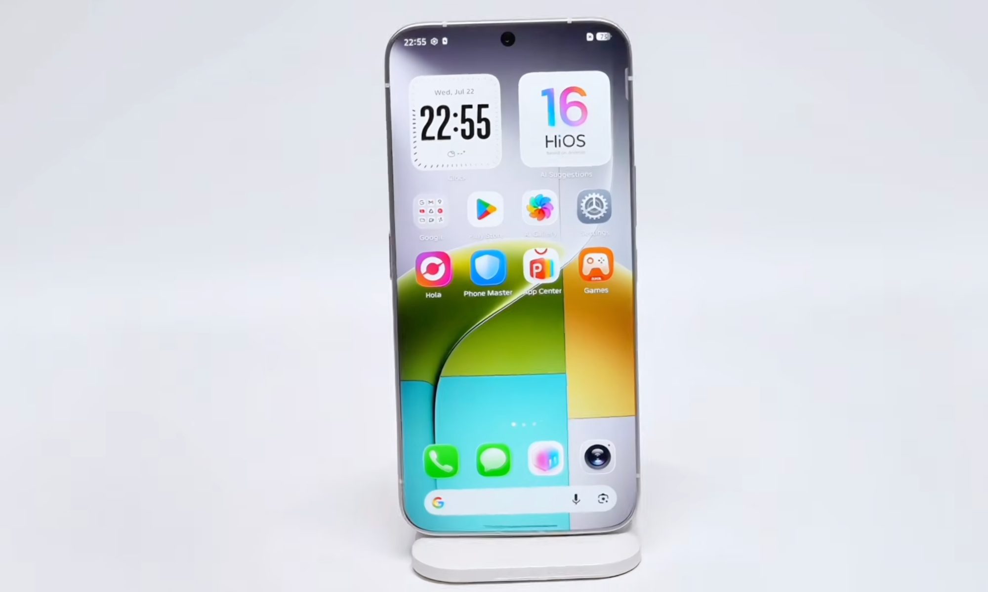 Tecno camon bezel free concept phone.