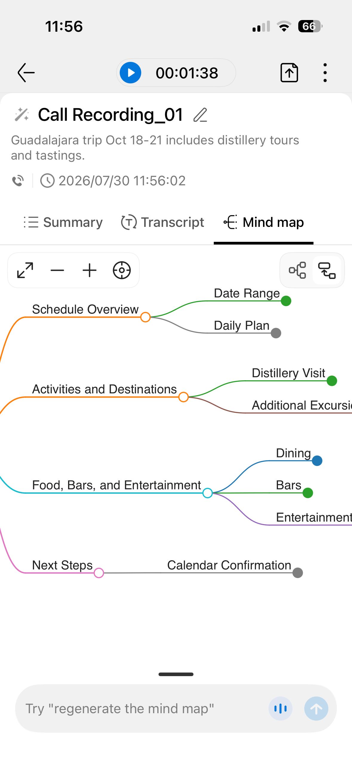 Viaiam RecDot MindMap