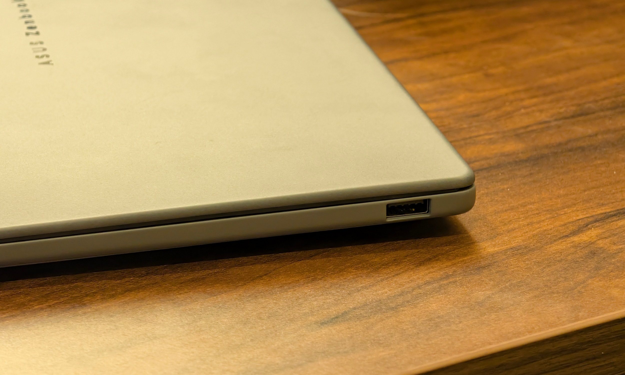 ASUS Zenbook A14 Review Ports Right Side