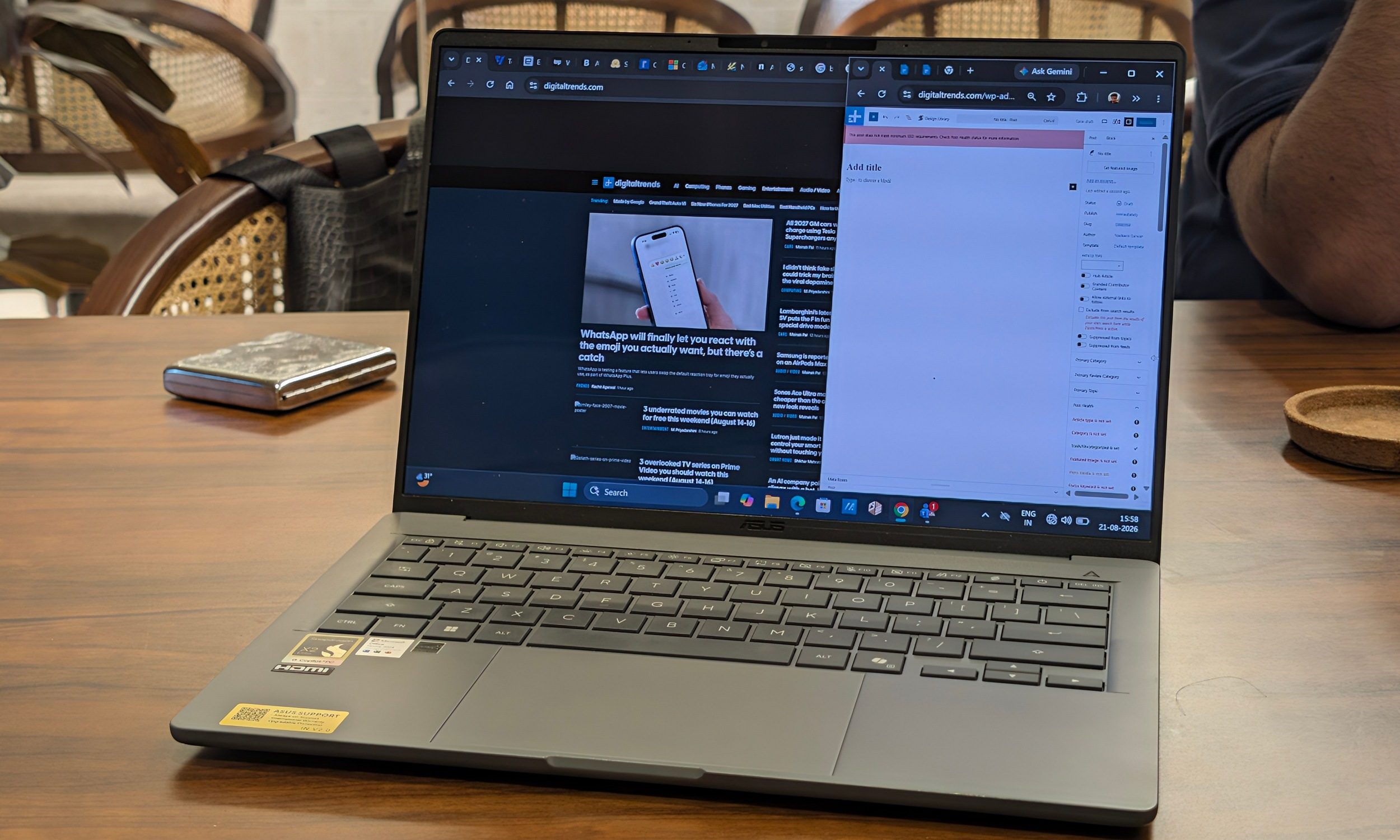 ASUS Zenbook A14 Review Working Online