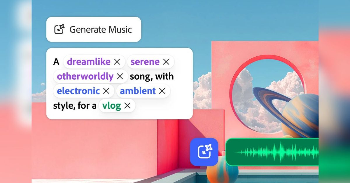 Adobe wants Firefly to handle the entire soundtrack for your videos Adobe wants Firefly to handle the entire soundtrack for your videos