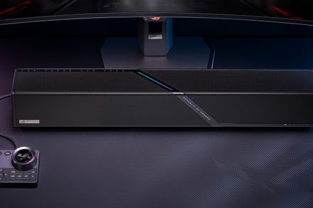 ASUS’s $600 ROG soundbar lets you trash-talk without a headset, and it’s finally in the US