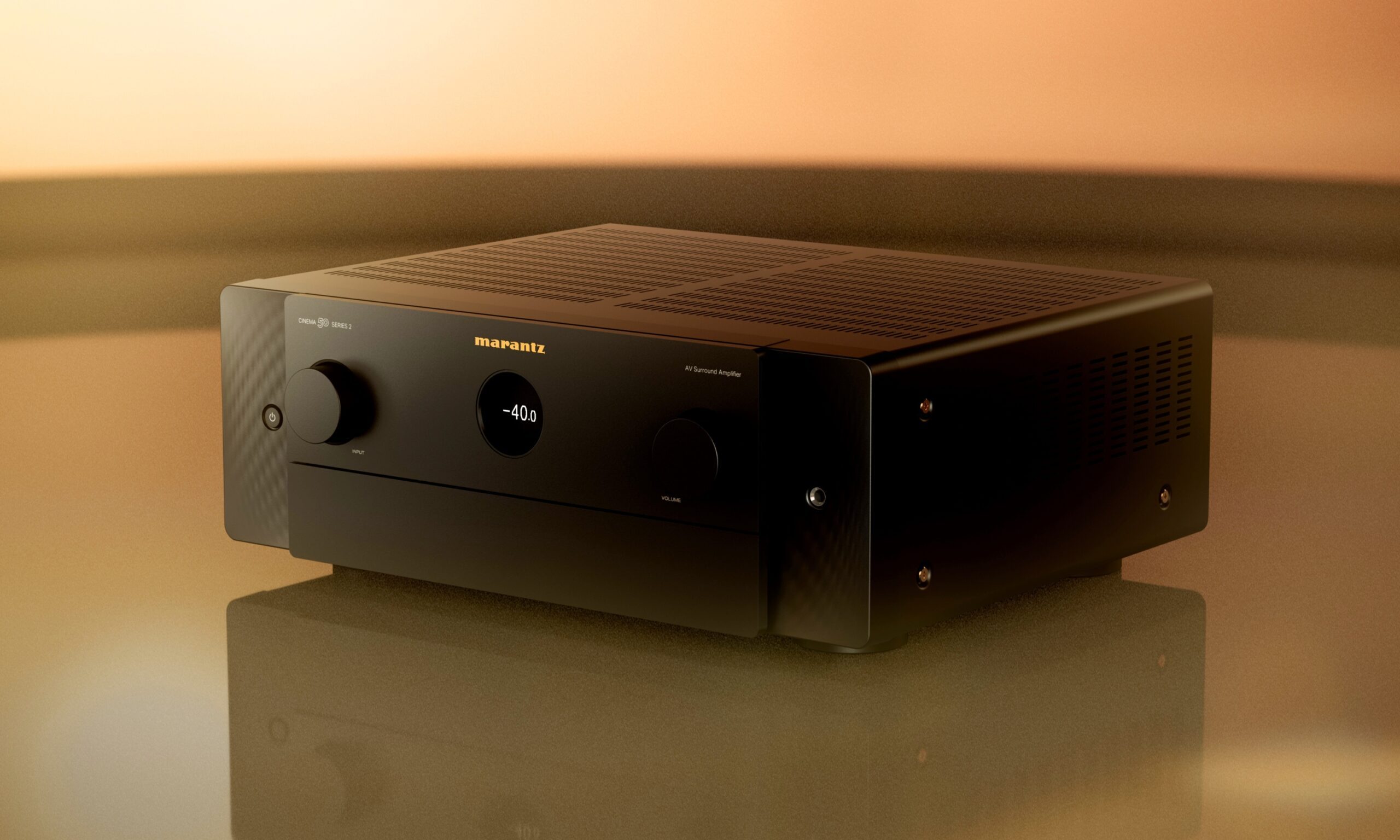 Marantz's CINEMA Series 2 receivers add 1440p pass-through and FreeSync for gamers; future firmware brings 4K/120Hz and upgraded HEOS