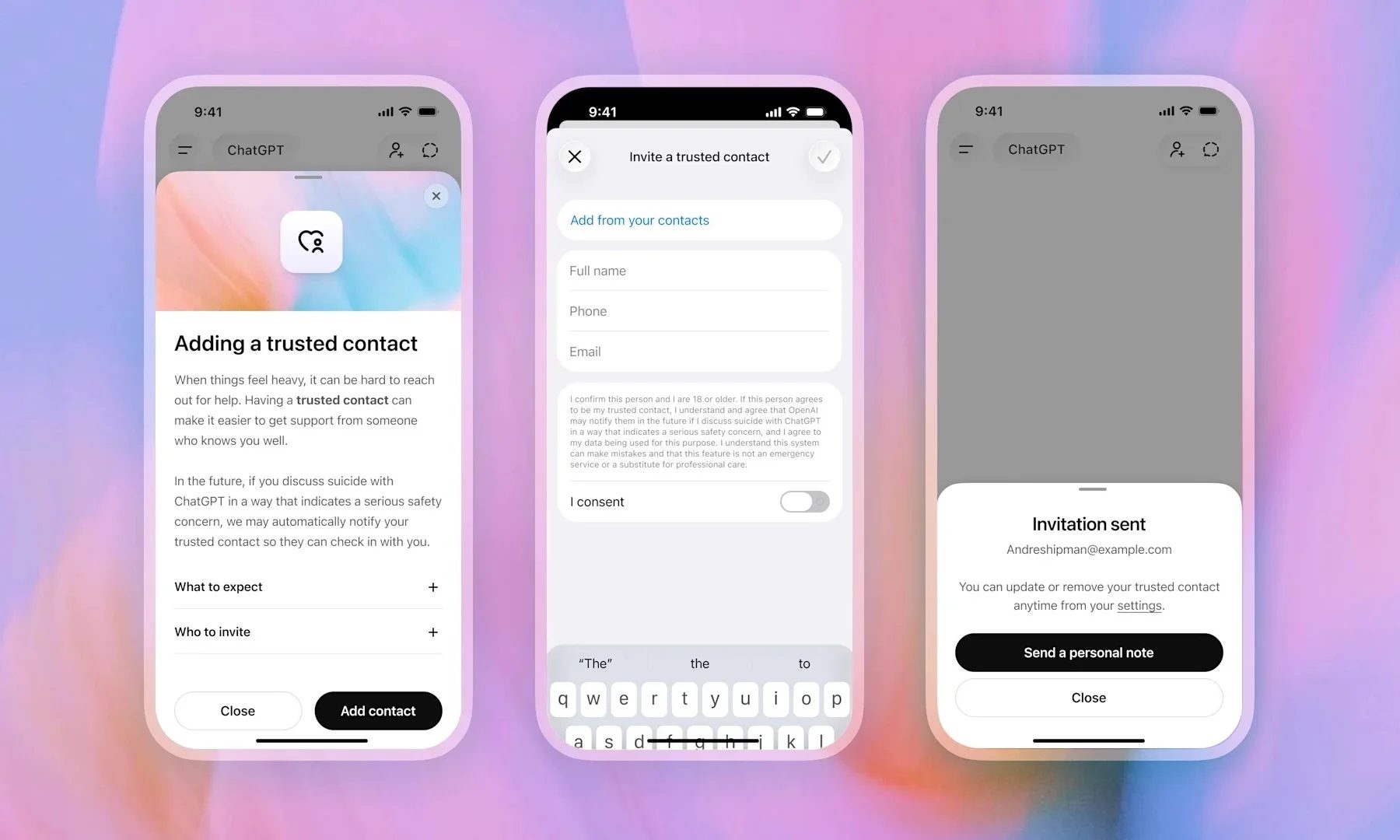 ChatGPT's Trusted Contact feature