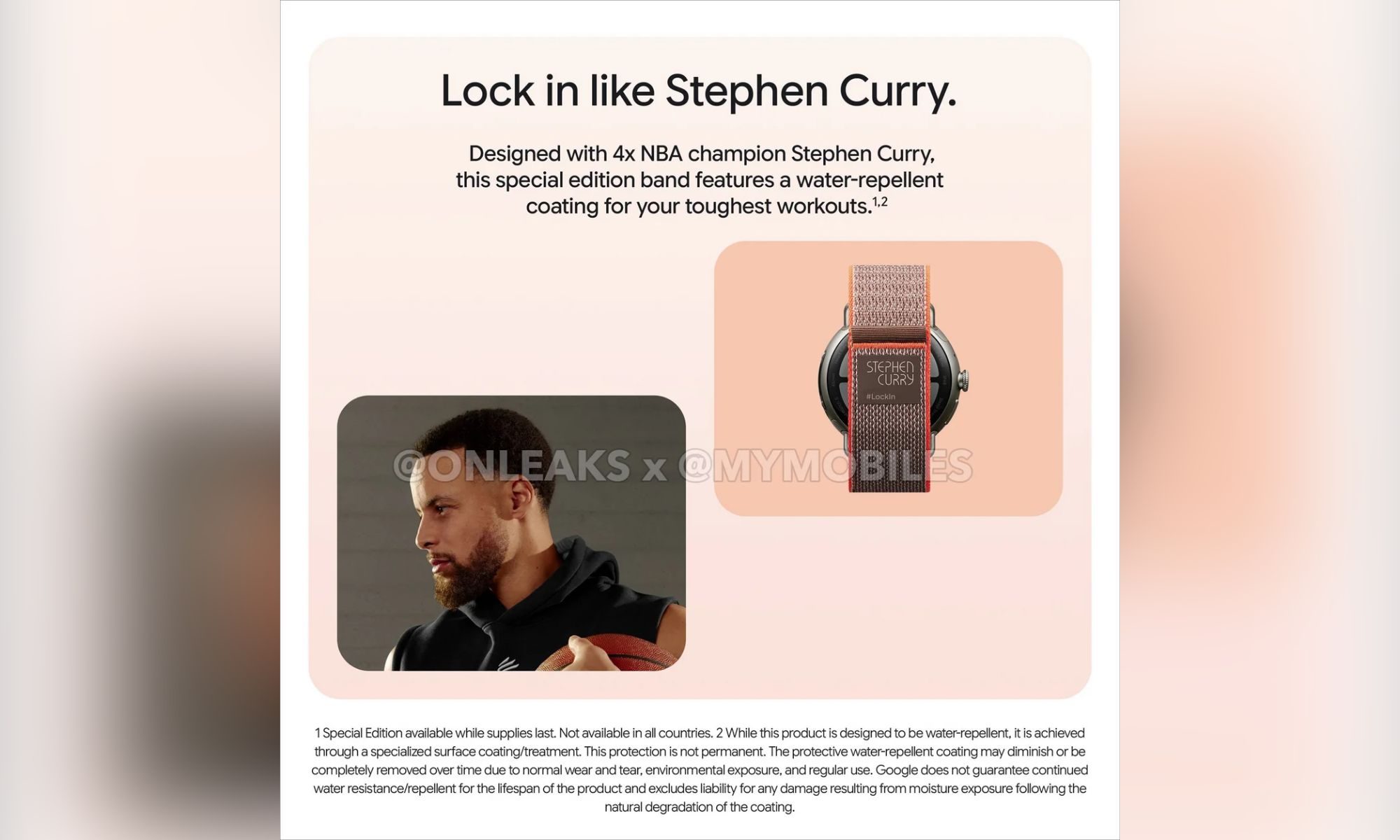 Stephen Curry Pixel Watch 5