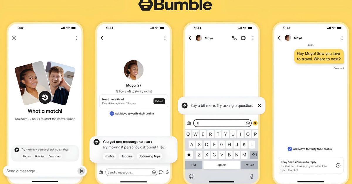 Bumble just changed who gets to make the first move Bumble just changed who gets to make the first move