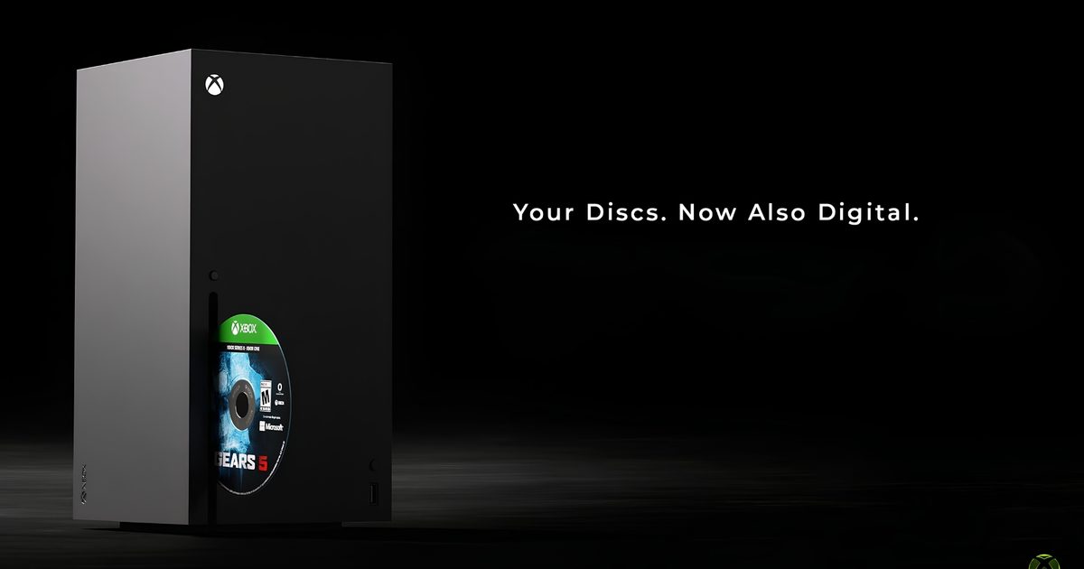 Xbox is giving physical game discs a digital future Xbox is giving physical game discs a digital future