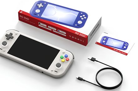 Anbernic’s RG 55G1 is a $150 Switch Lite lookalike built for retro gaming