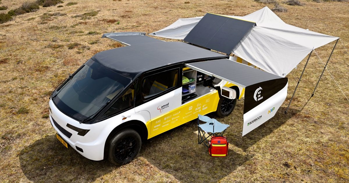 A solar ambulance has successfully tackled 500 miles of difficult terrain