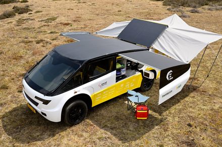 A solar ambulance has successfully tackled 500 miles of difficult terrain