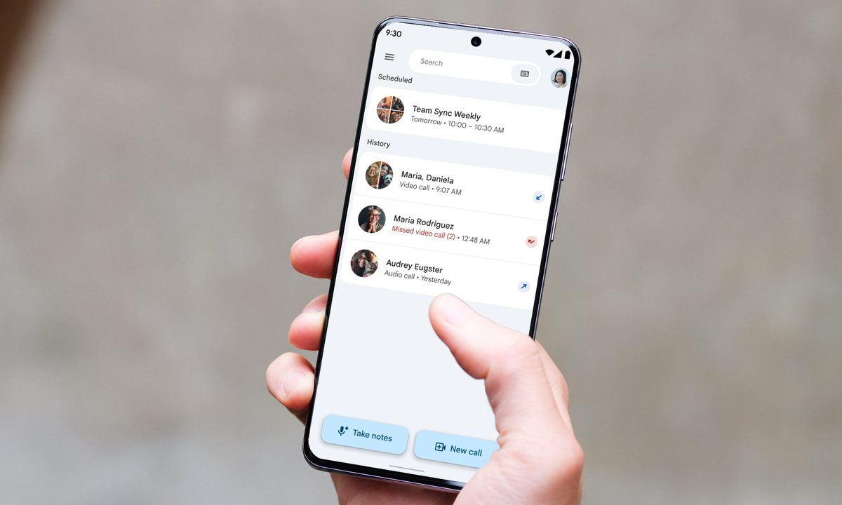 Google take notes for me feature on Android