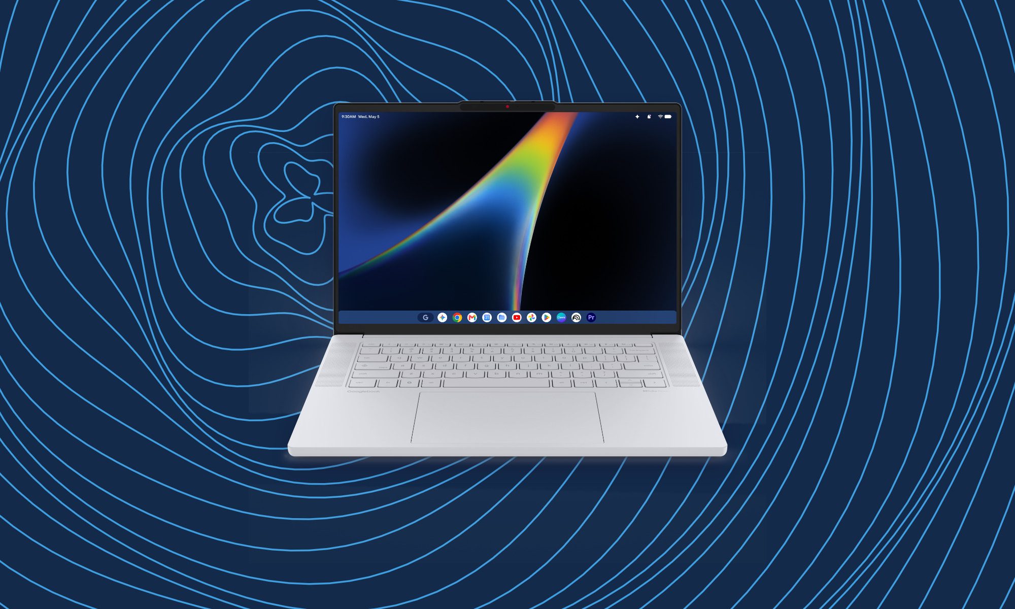 Lenovo Google Book 15 from the front