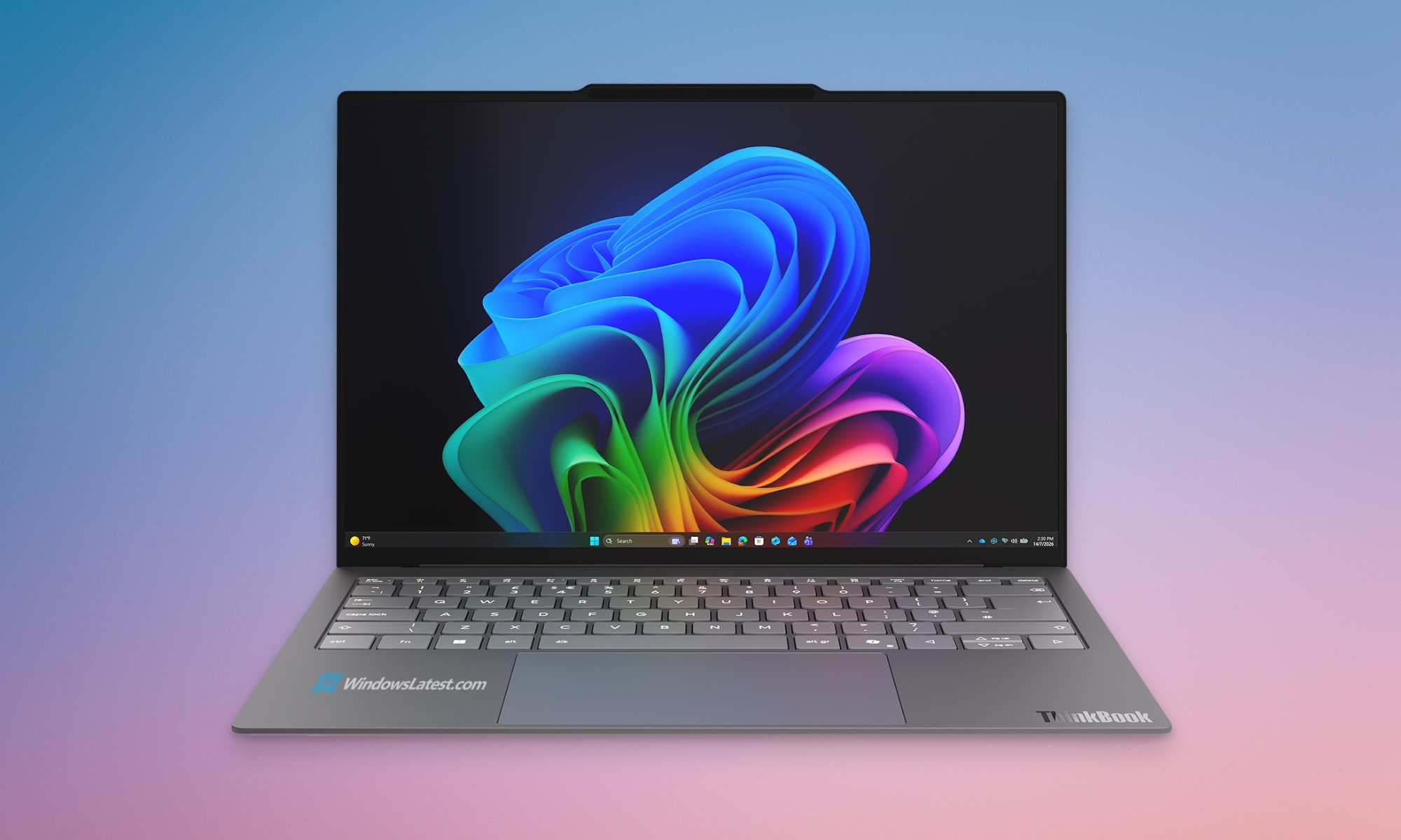 Lenovo ThinkBook Aeroblade front view