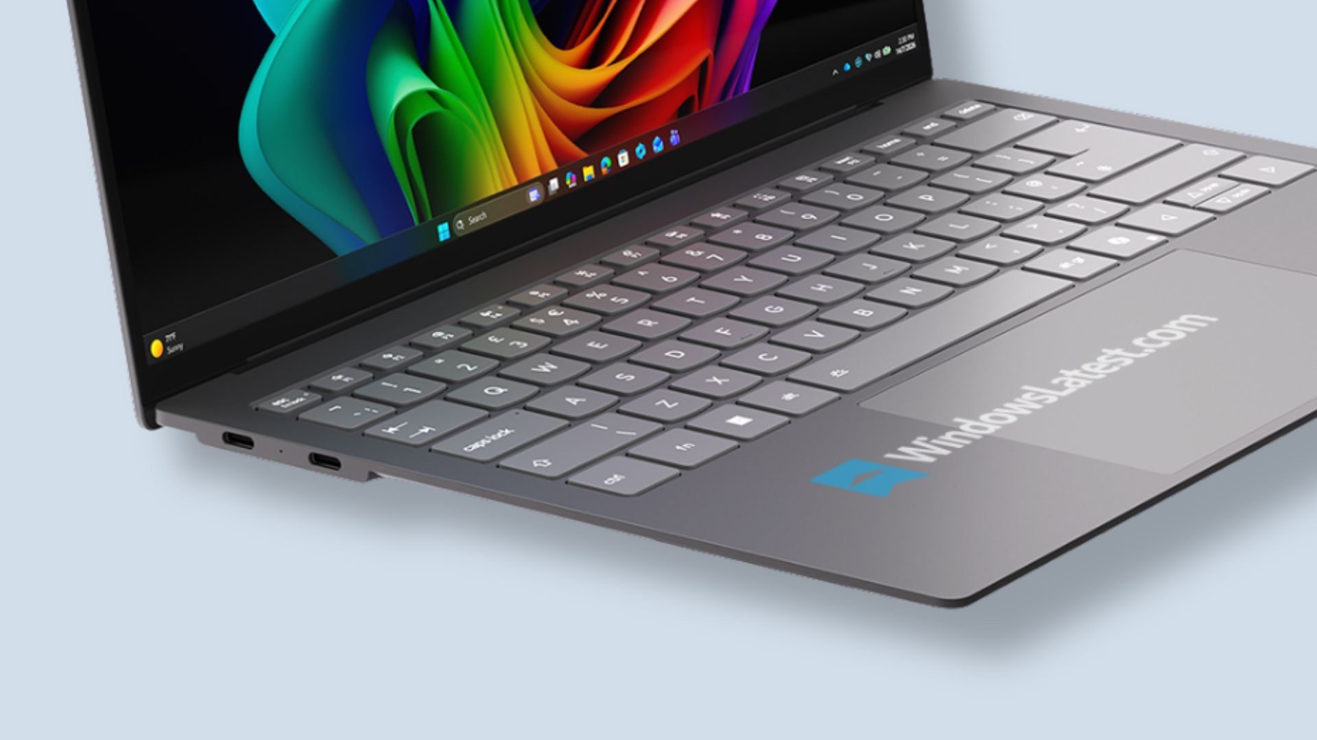 Lenovo ThinkBook Aeroblade looks incredibly thin in side view