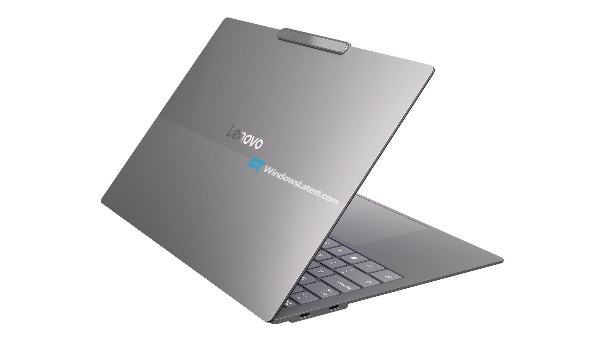 Lenovo ThinkBook Aeroblade rear view