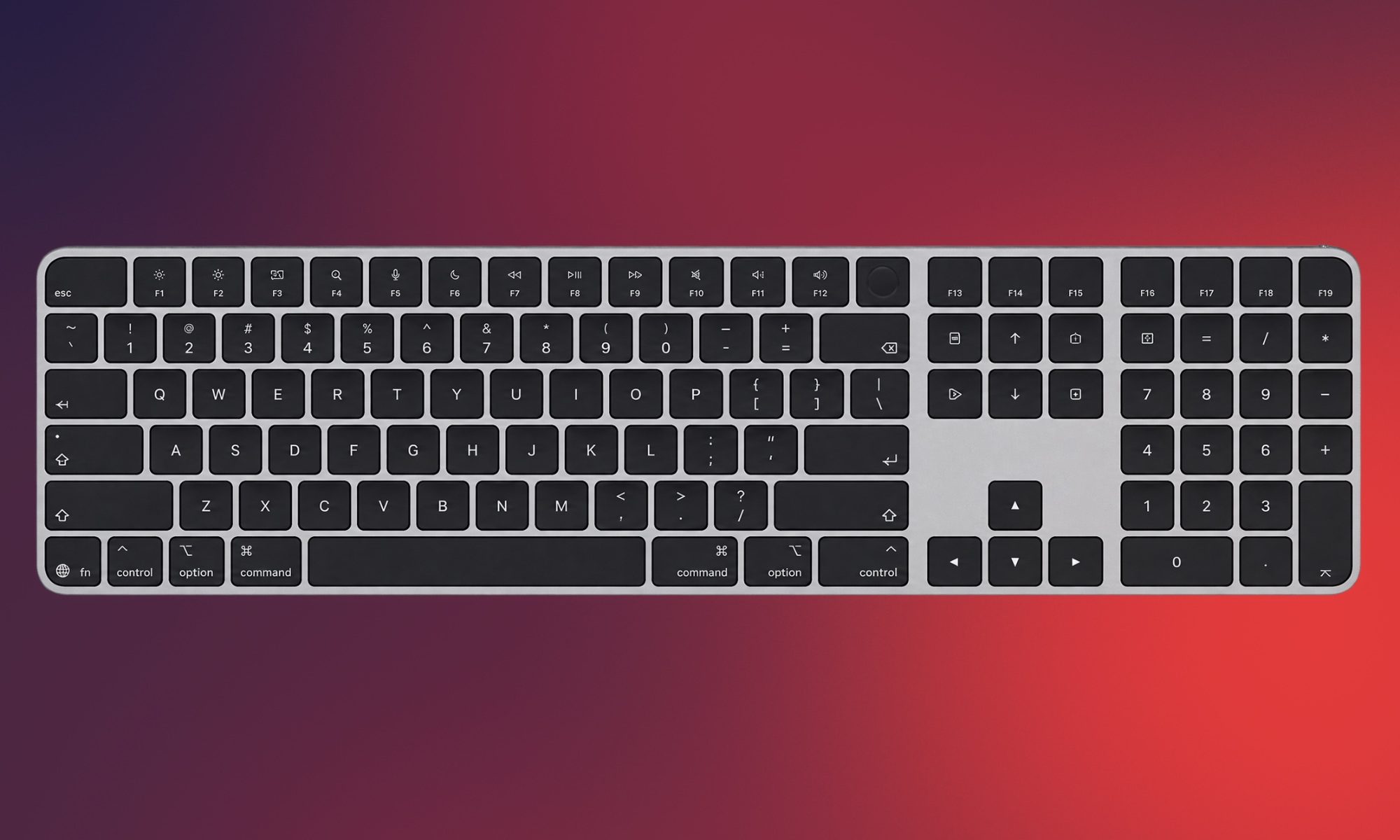 Apple's new Magic Keyboard swaps text for symbols, but skips the
