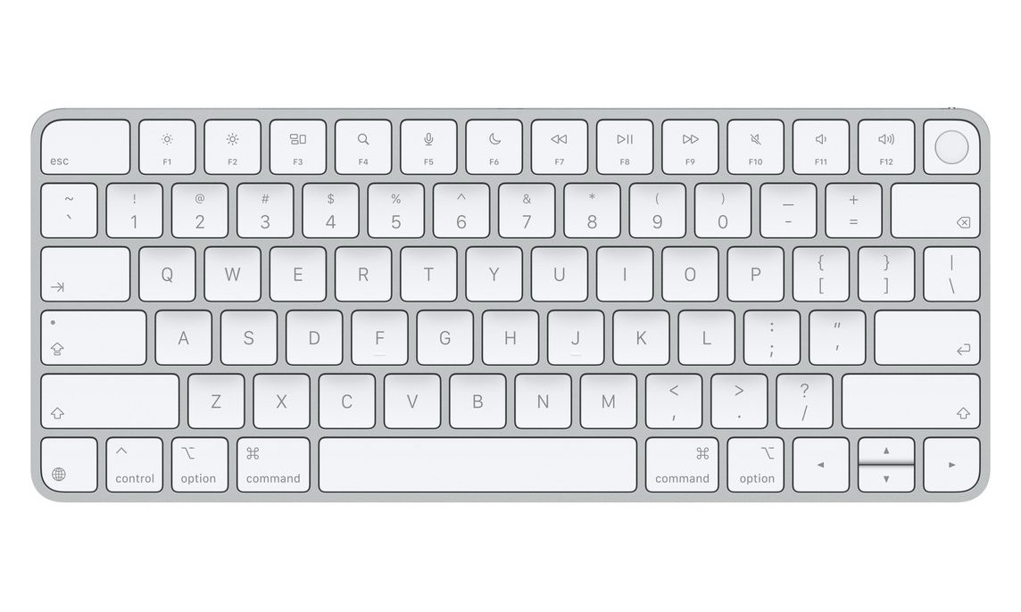 Magic keyboard in white