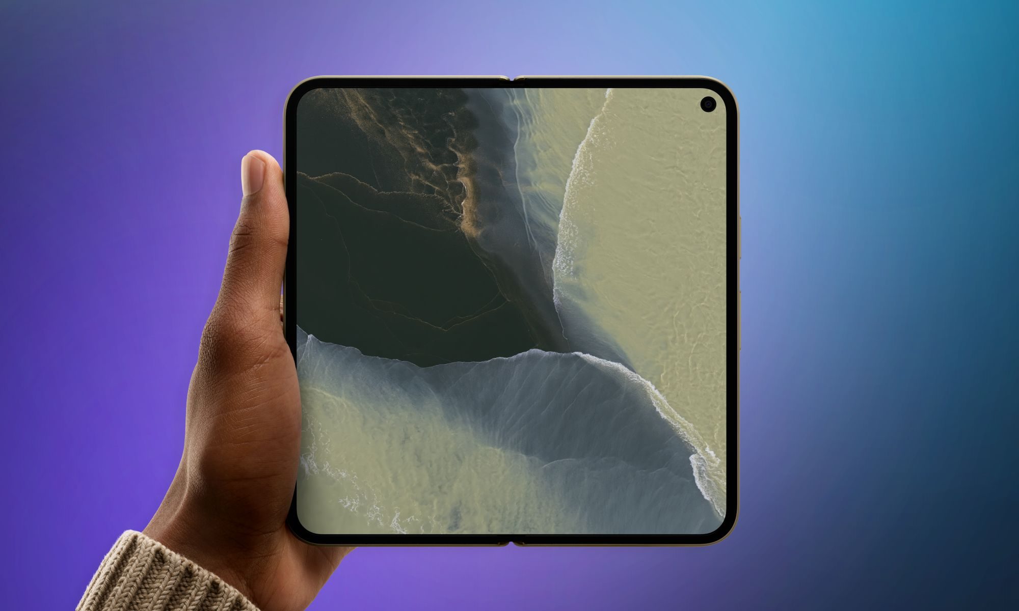 Pixel 11 Pro Fold in hand