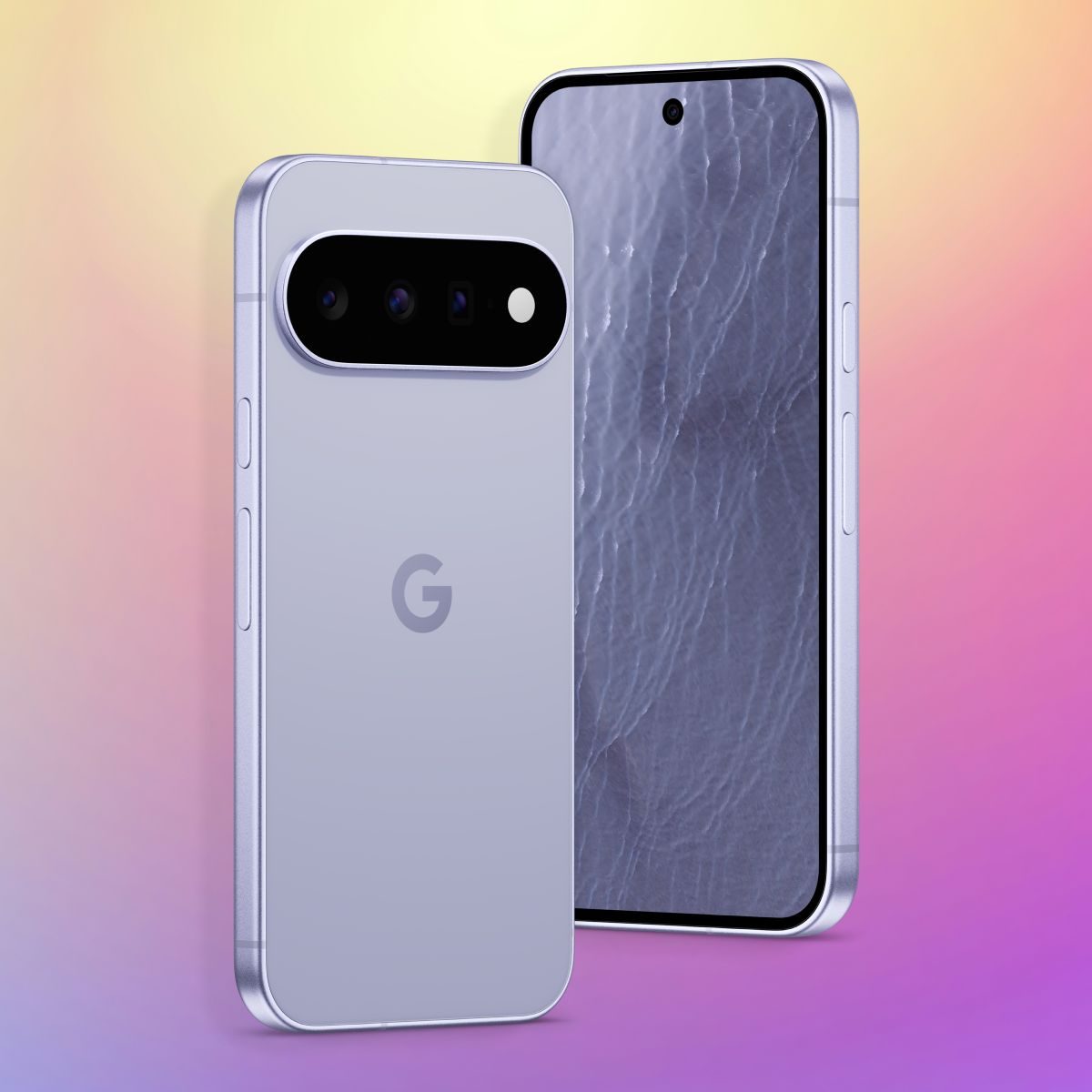 Pixel 11 frost on gradient background