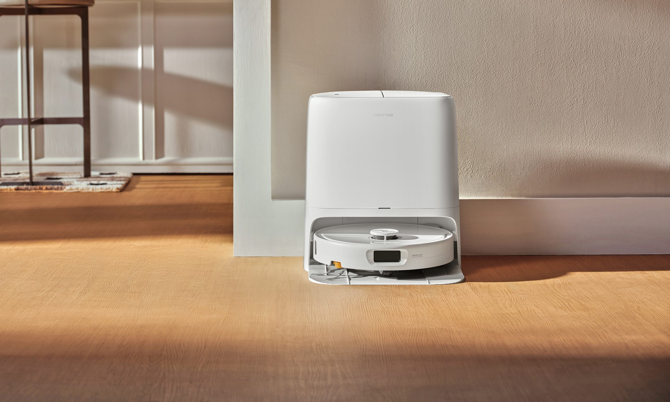 Roborock Qrevo 2 Pro robot vacuum cleaner in a room