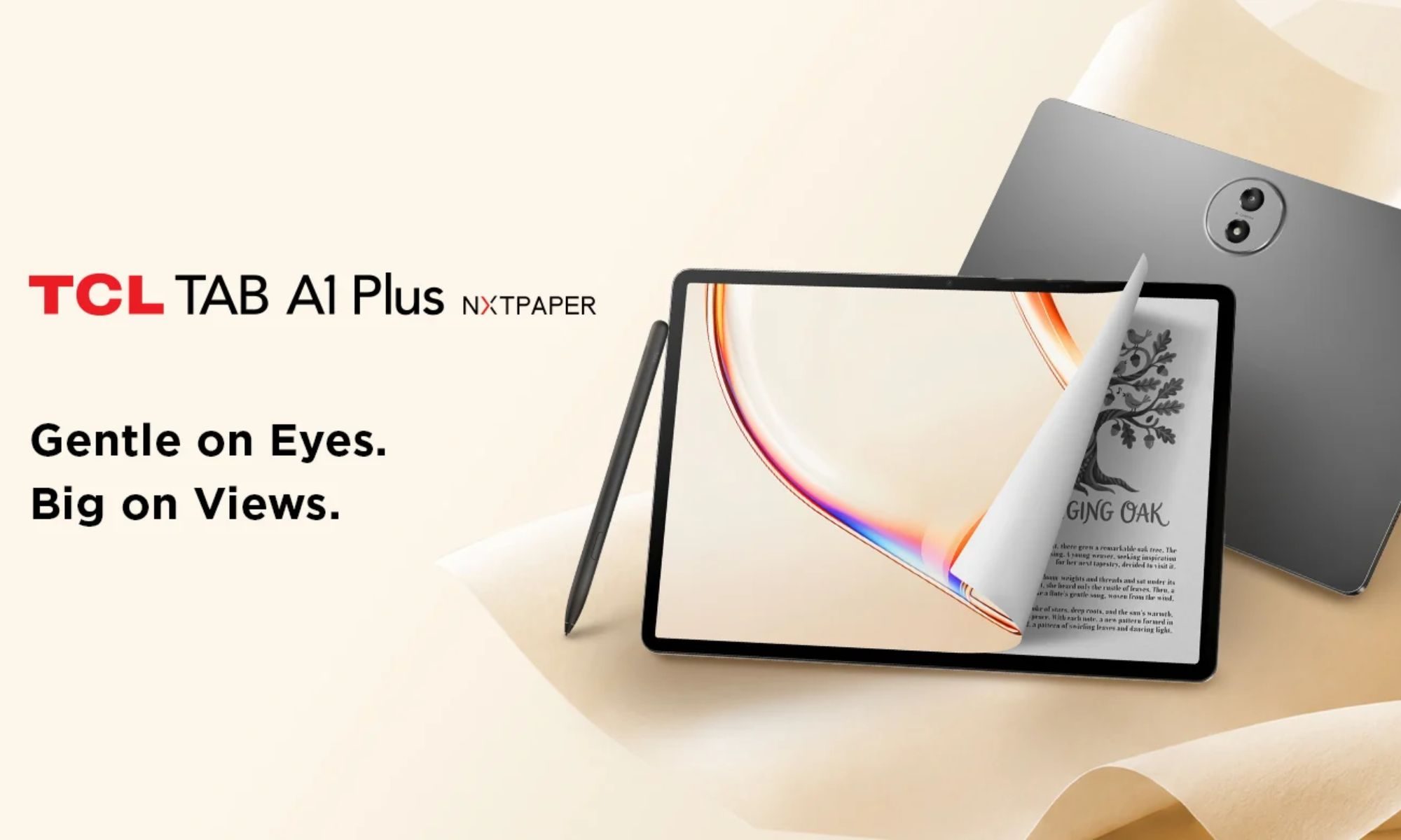 TCL just refreshed the Tab A1 Plus with its NXTPAPER tech and a bigger battery - Digital Trends