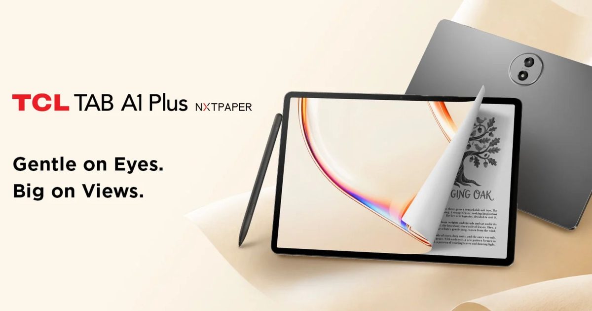 TCL just refreshed the Tab A1 Plus with its NXTPAPER tech and a bigger battery TCL just refreshed the Tab A1 Plus with its NXTPAPER tech and a bigger battery