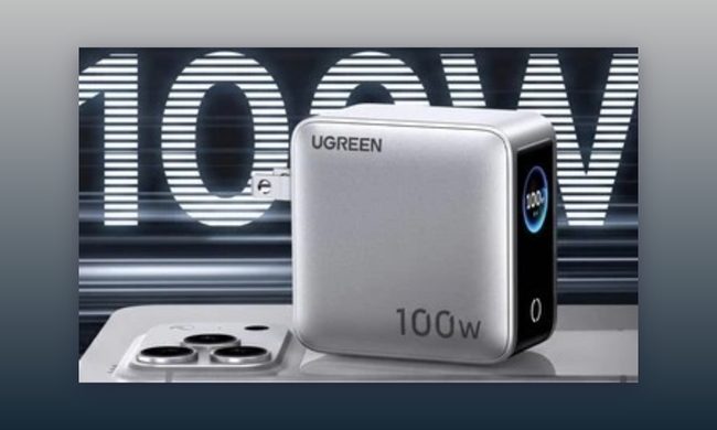 UGREEN Nexode Pro 100W 4-Port GaN Charger with Smart Display Featured