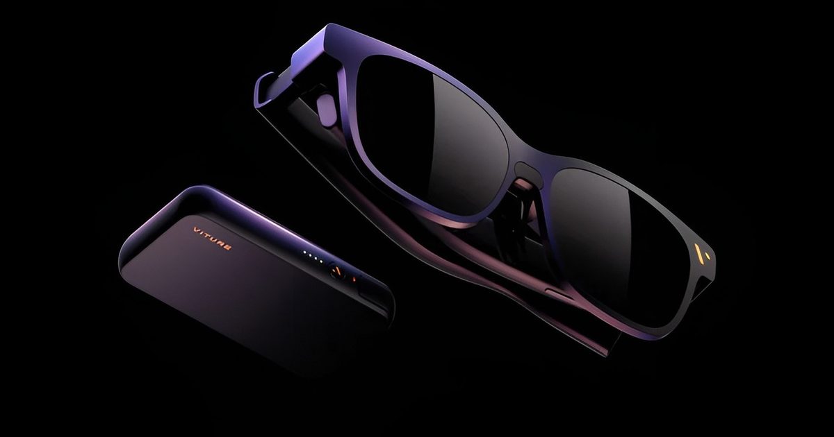 Viture’s lightest smart glasses yet still put a massive 146-inch screen in front of your eyes