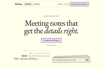 Wispr Flow launches an AI note-taker that works without joining calls
