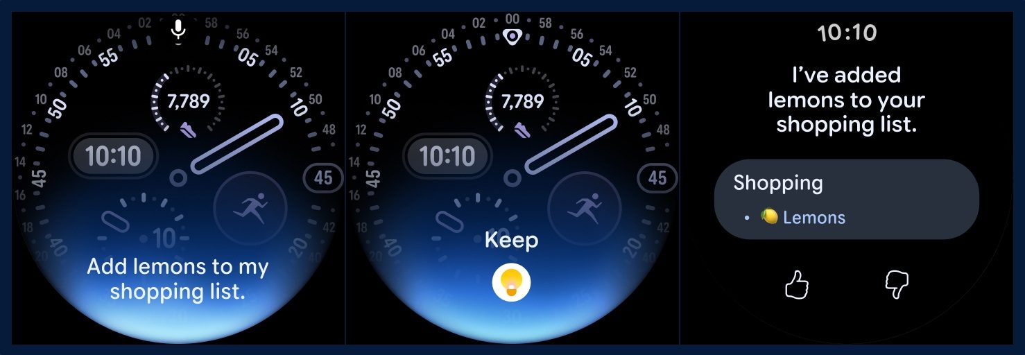 google gemini wear os play store screenshot