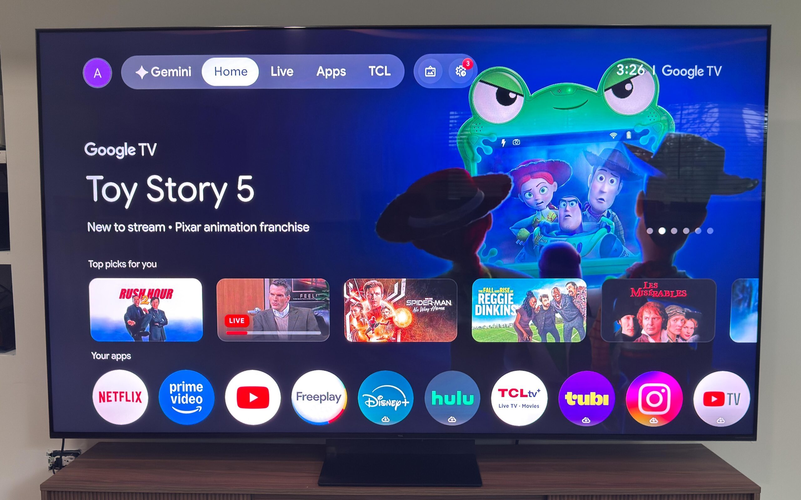 google tv interface