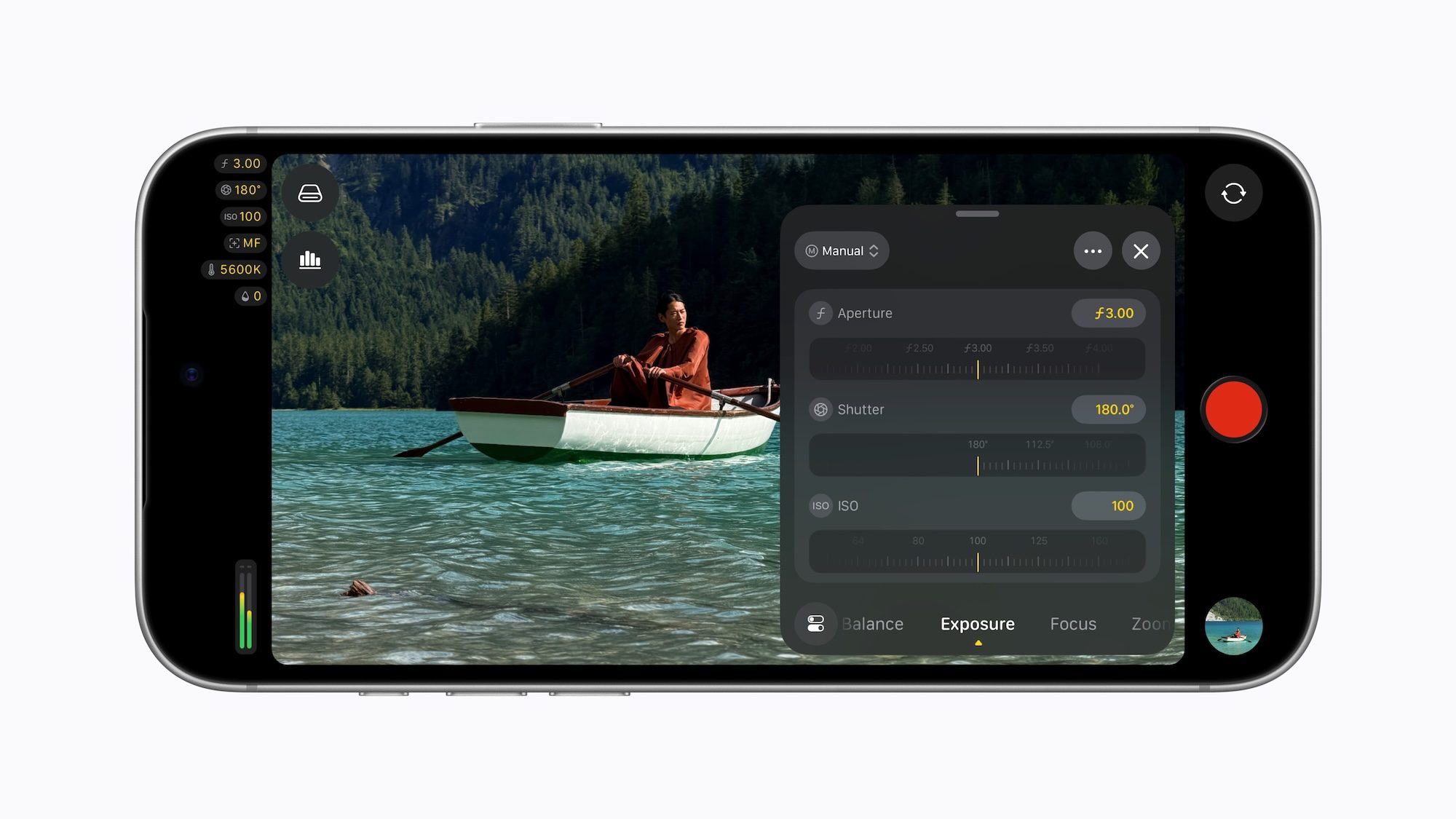 Apple Final Cut camera variable aperture