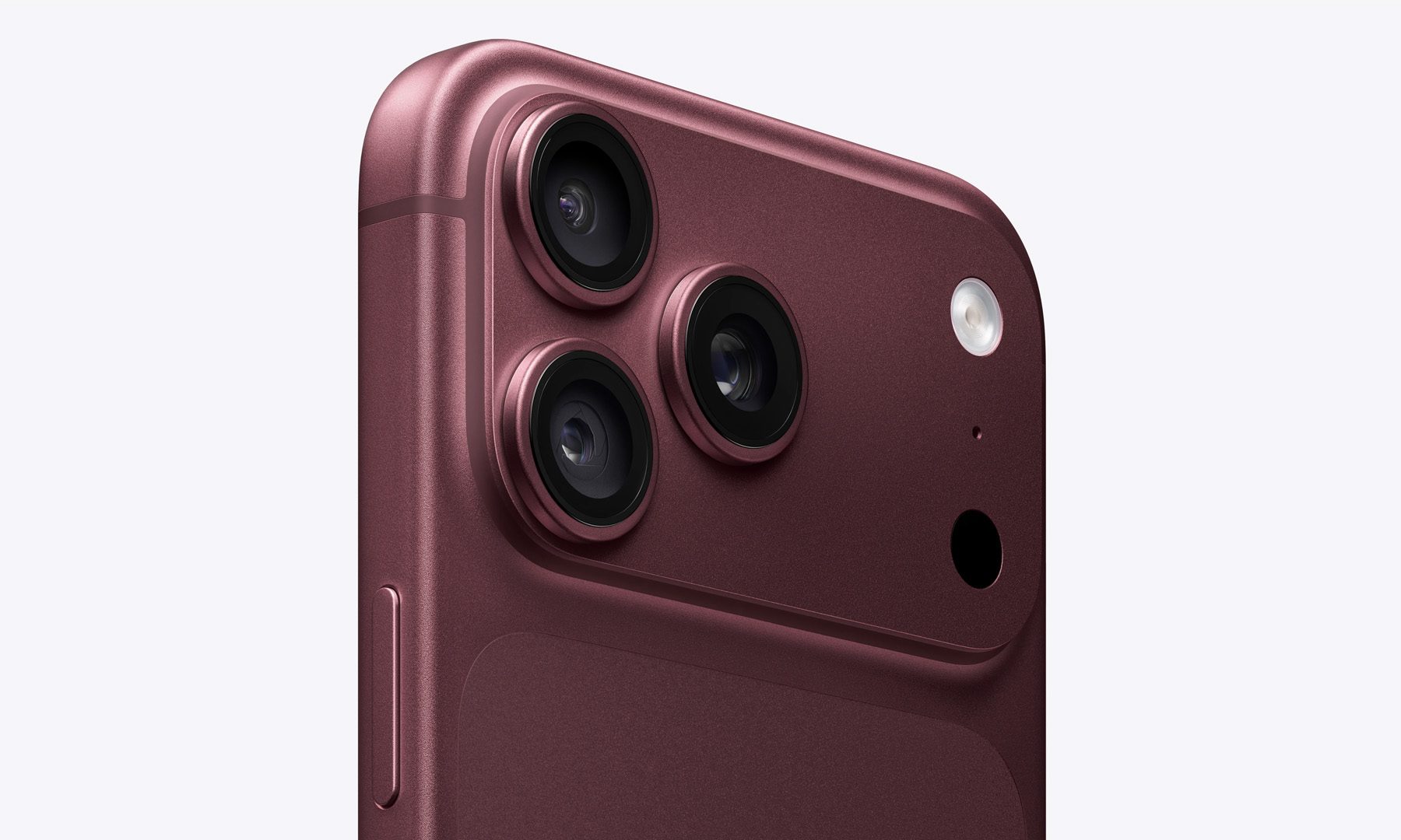 Apple iPhone 18 Pro Max Camera Side Burgandy Main Featured