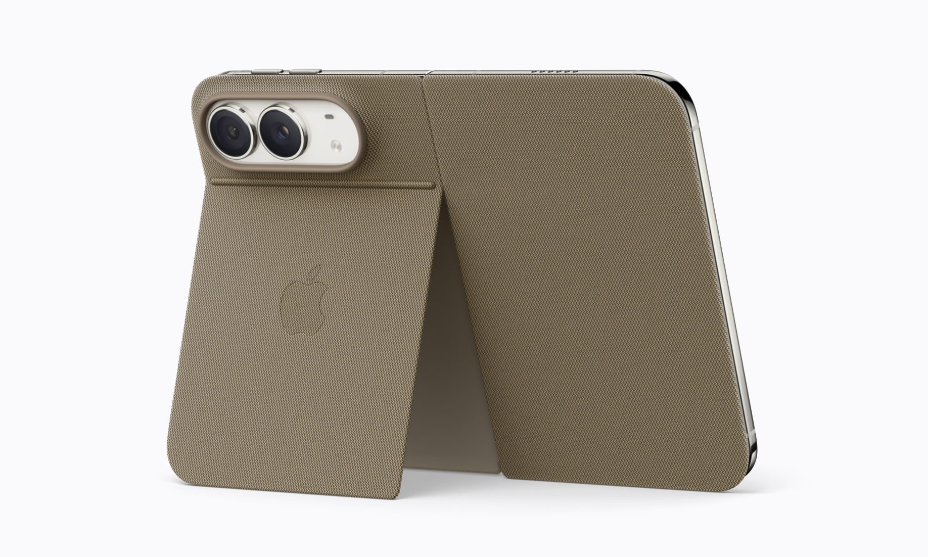 Apple iPhone Duo Folio taupe case