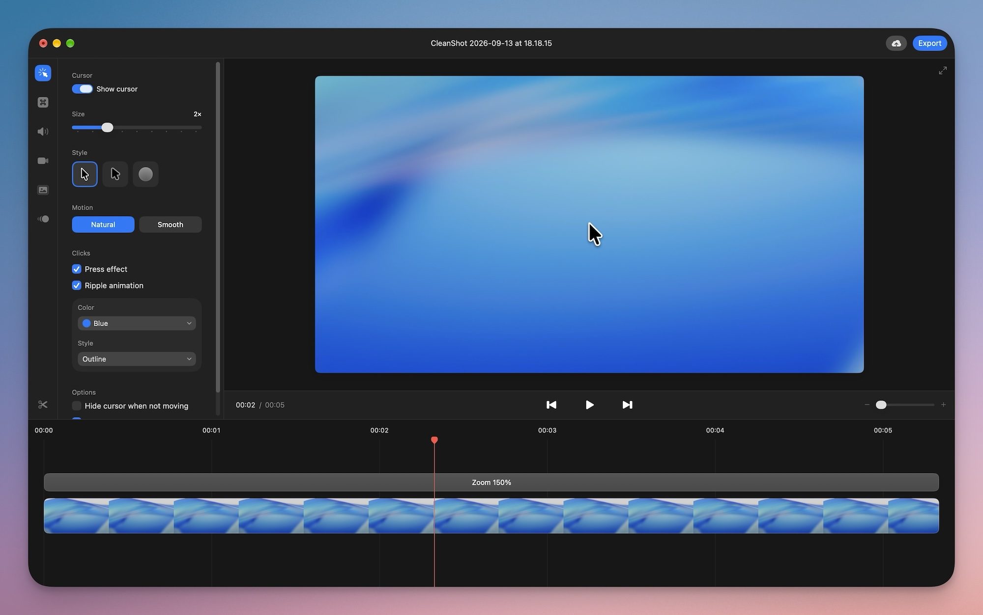 CleanShot Studio Mode
