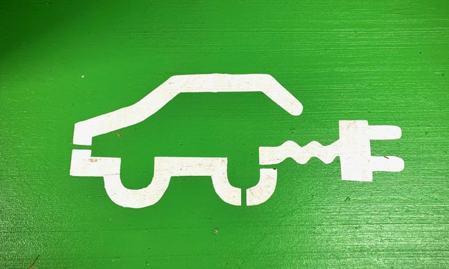 Electric vehicle logo