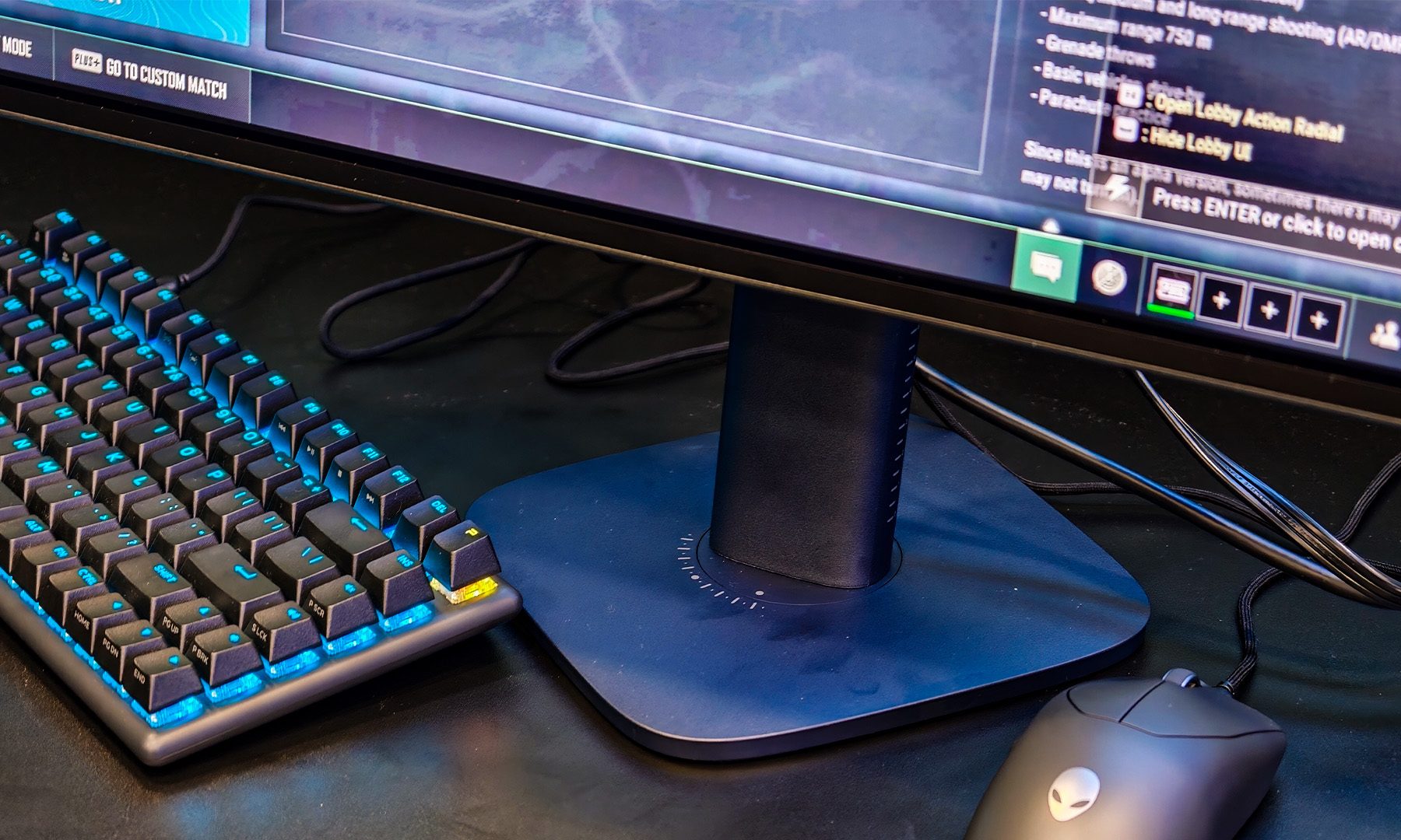 Ergonomic Stand with Markings - Alienware AW2527HX Hands On Early First Impressions