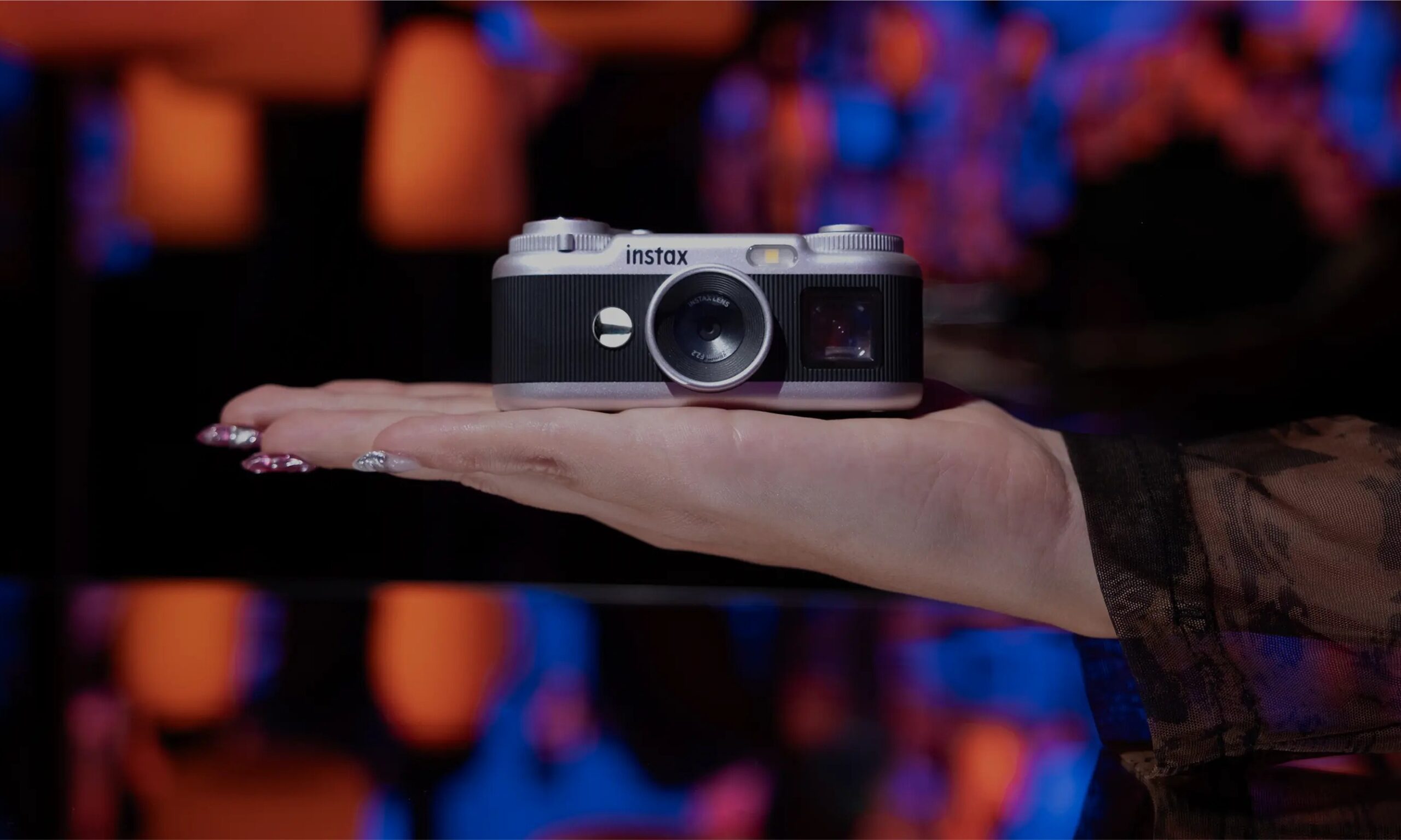 Fujifilm Instax Pal 2 in hand