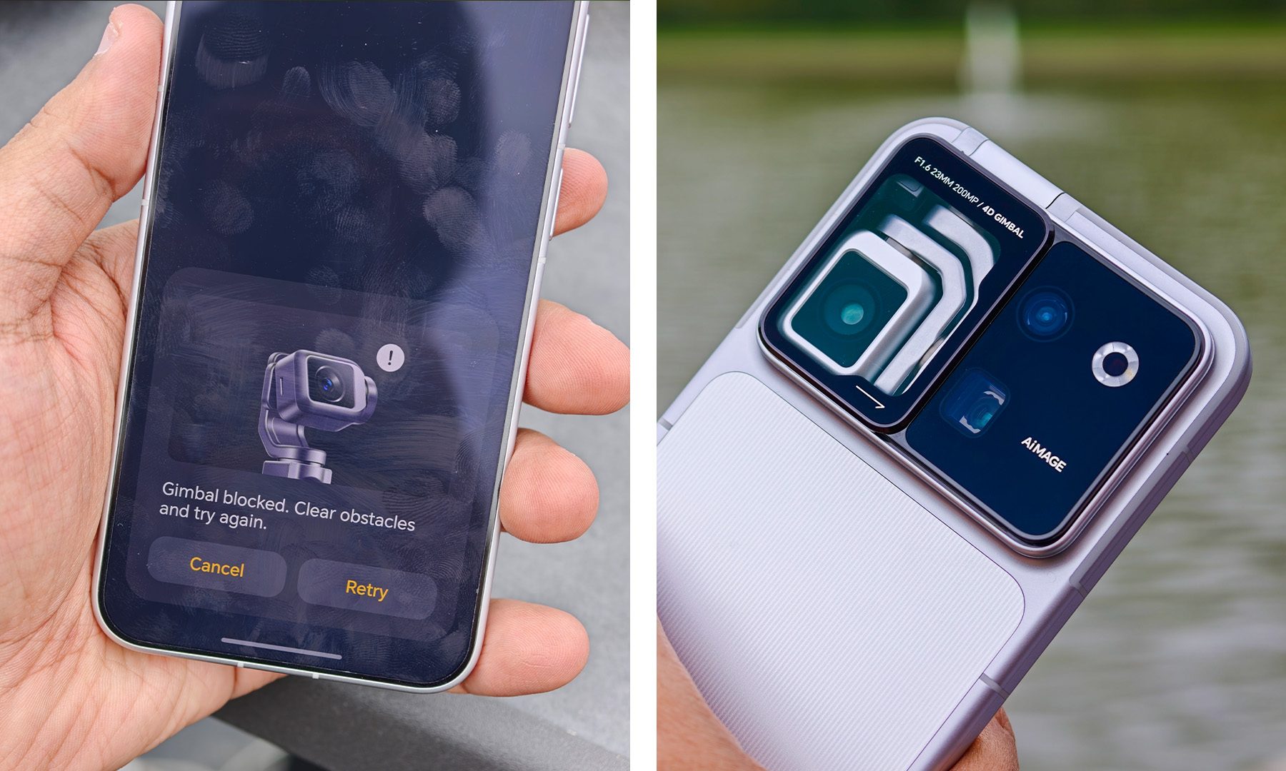 HONOR Robot Phone Slider Behind and Module