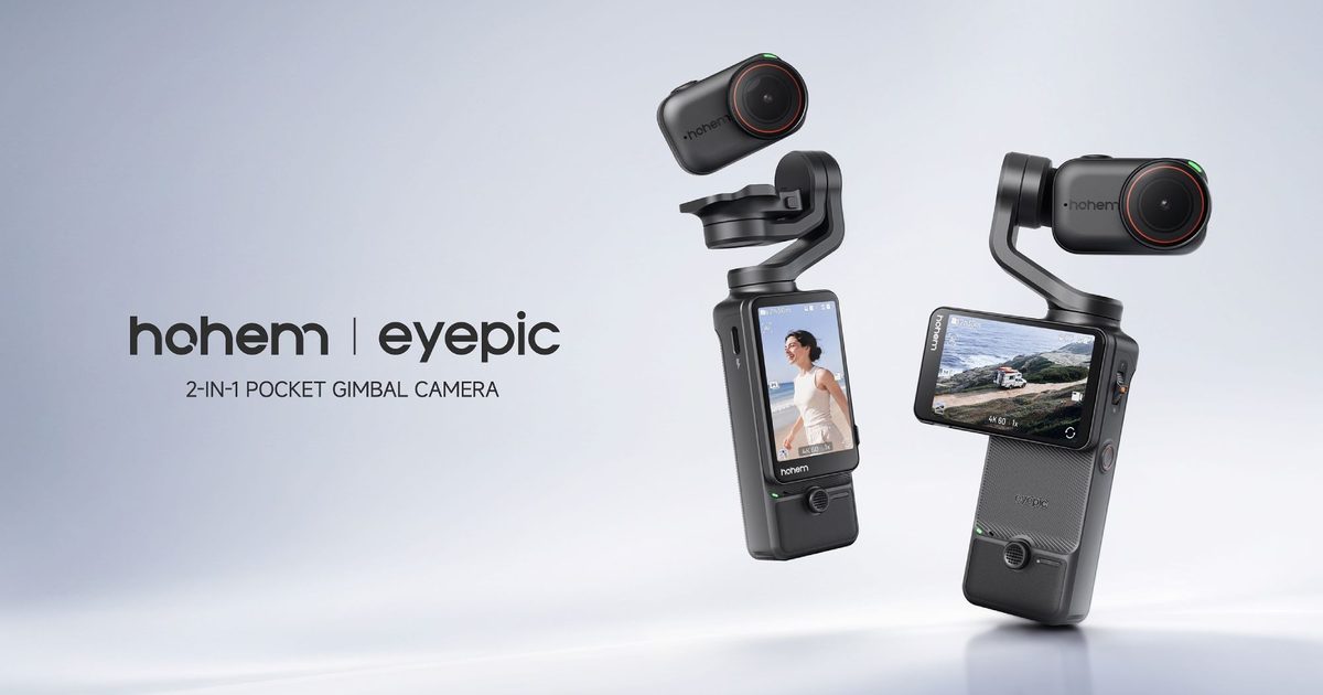 Hohem’s Eyepic solves a big problem for vloggers with a clever modular design