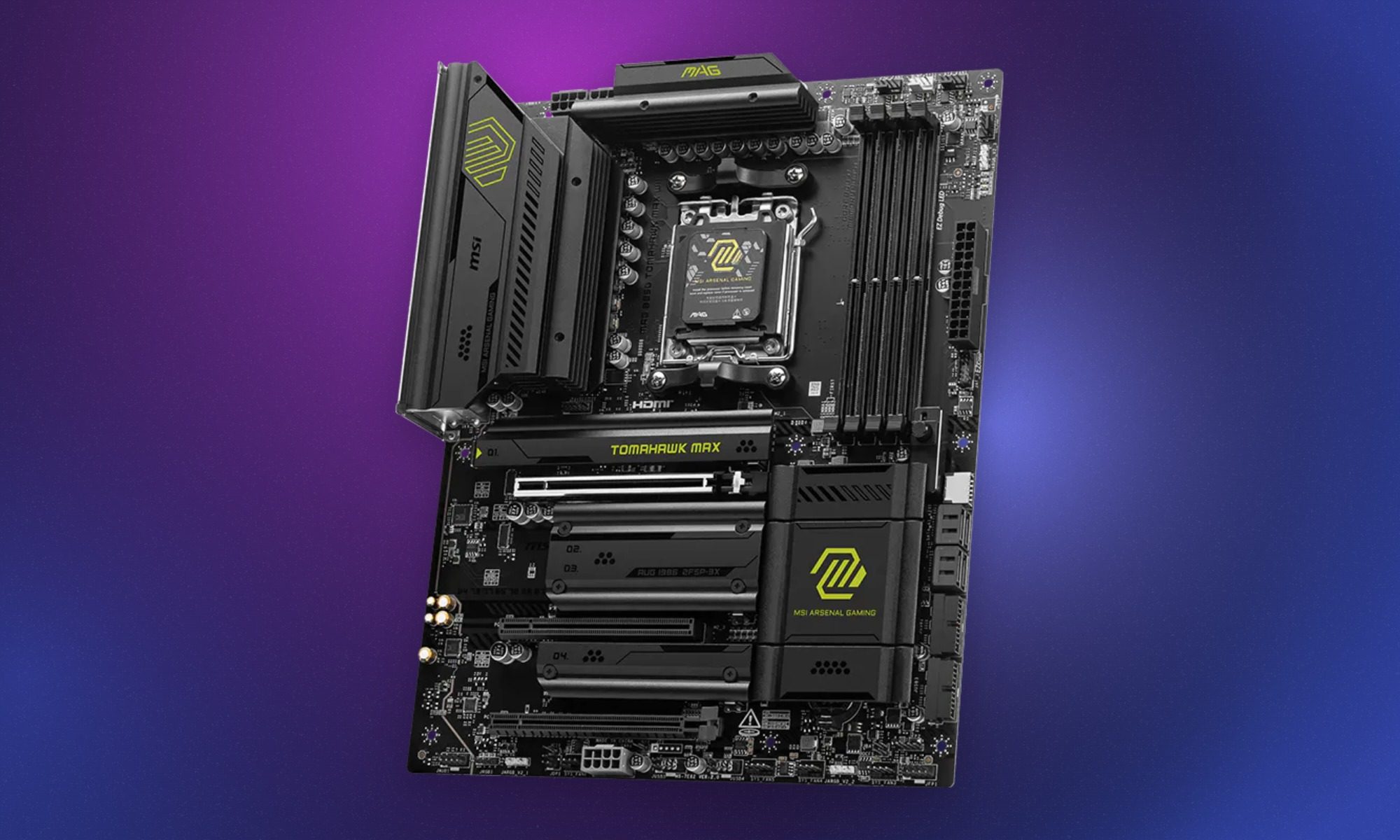 MSI MAG B850 TOMAHAWK MAX WIFI motherboard