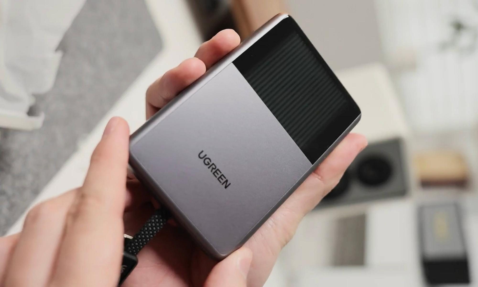 MagFlow Pro Magnetic Power Bank in hand
