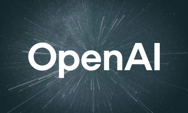OpenAI logo on blurred background