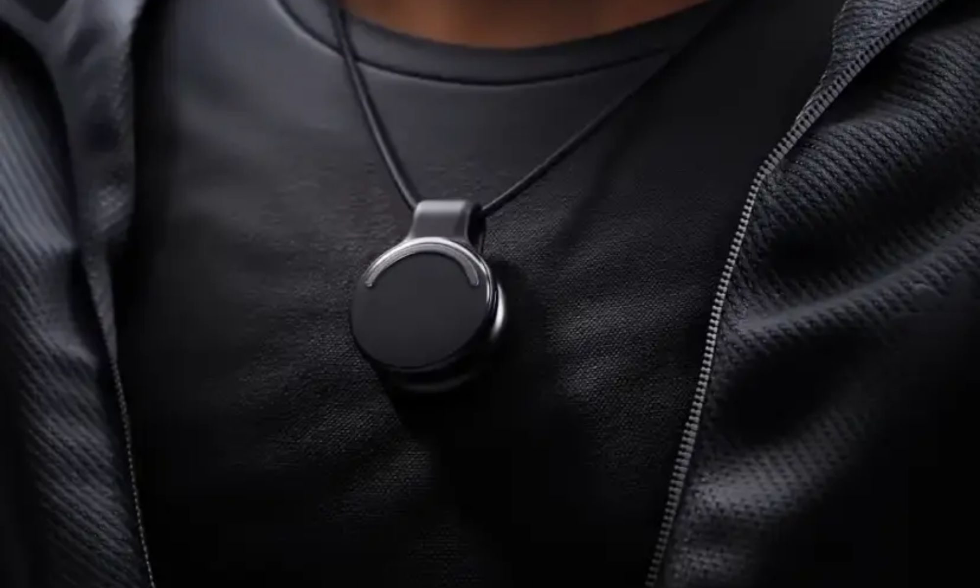 Person wearing a Limitless Pendant