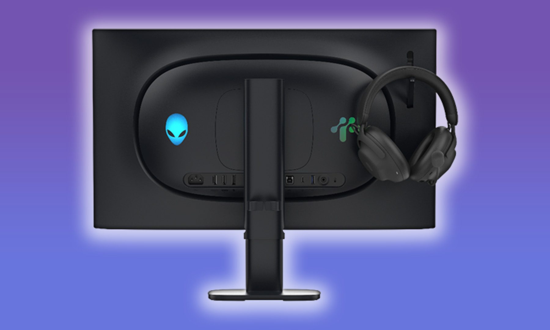 Rear Side Ports - Alienware AW2527HX Hands On Early First Impressions
