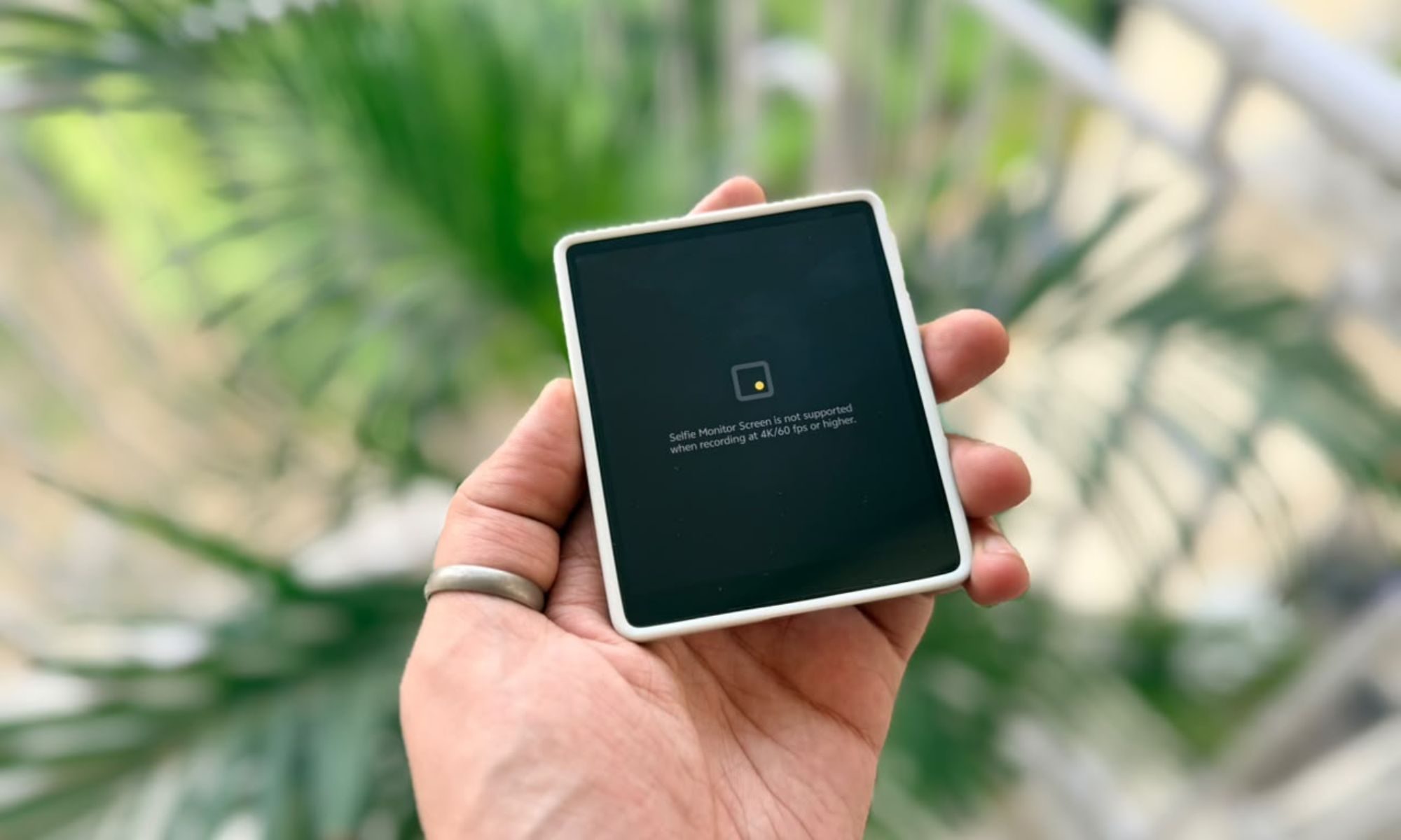 Vivo Selfie Monitor 4K 60fps not supported