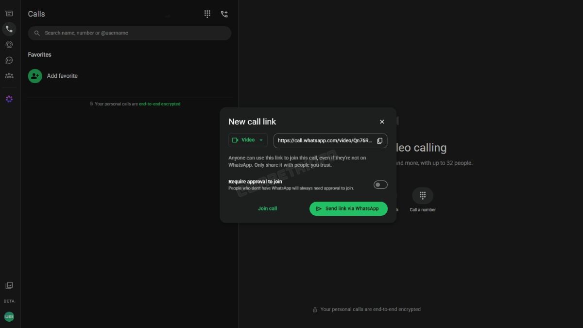 WhatsApp guest calling WABetaInfo